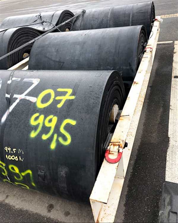 12,606.5' L Of Unused/new Fenner Dunlop Conveyor Belting, 1400mm W X 3842m L (approx. 55" W X 12,606.5' L))
